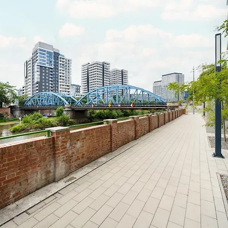 Elegant With Balcony By The Oder River In By Renters Prestige 公寓 弗罗茨瓦夫